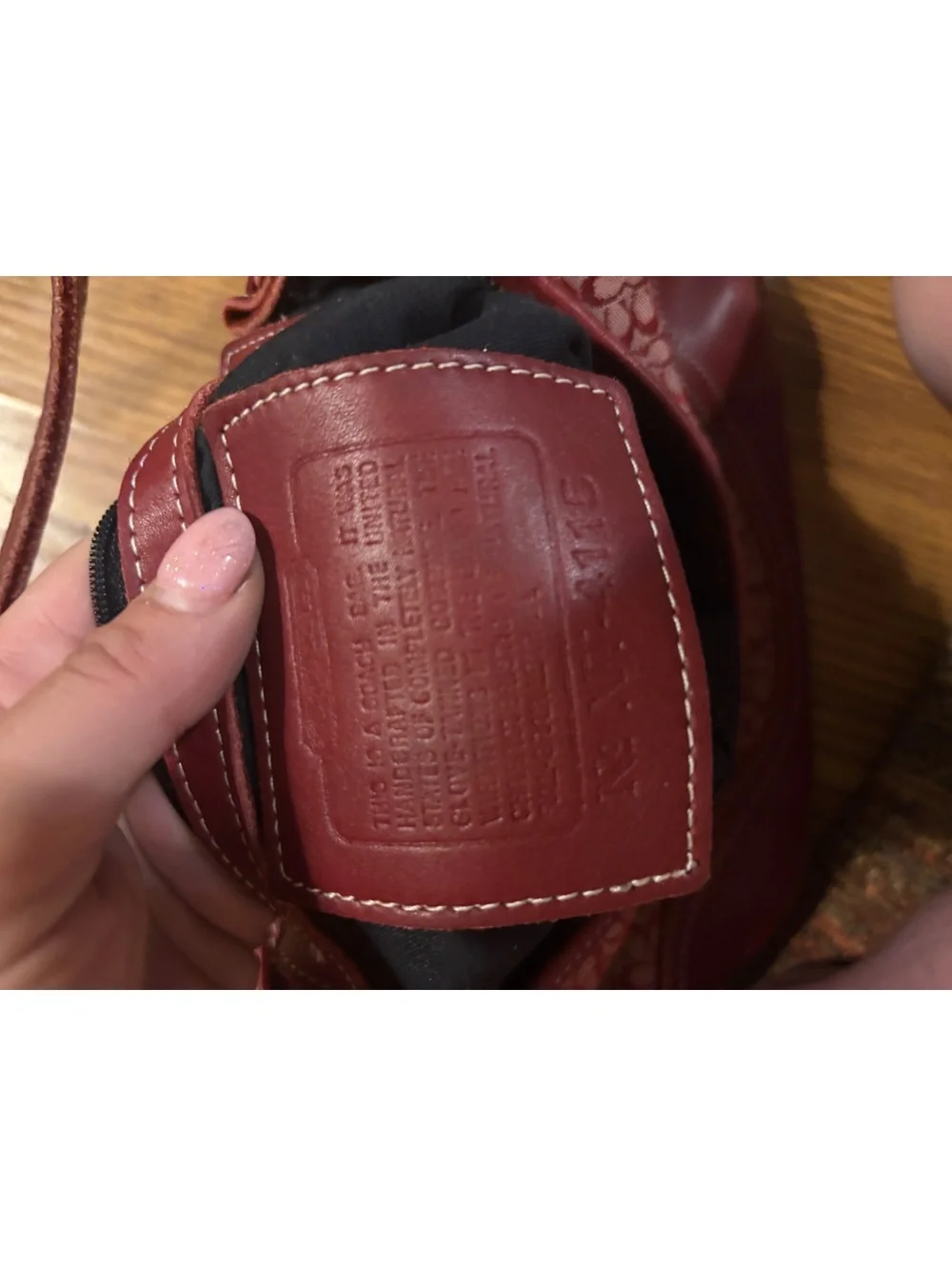 Coach matching purse